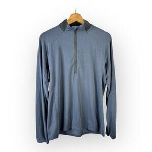 Rei Co Op Mens size Medium 1/2 Zip Long Sleeve Shirt Base Layer Pullover 140973